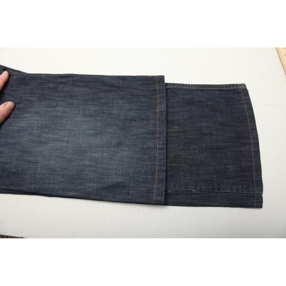 Levi's 527 Jeans Mens 38x34 Blue Boot Cut Denim Dark Wash Zip Fly 100% Cotton - Picture 15 of 16